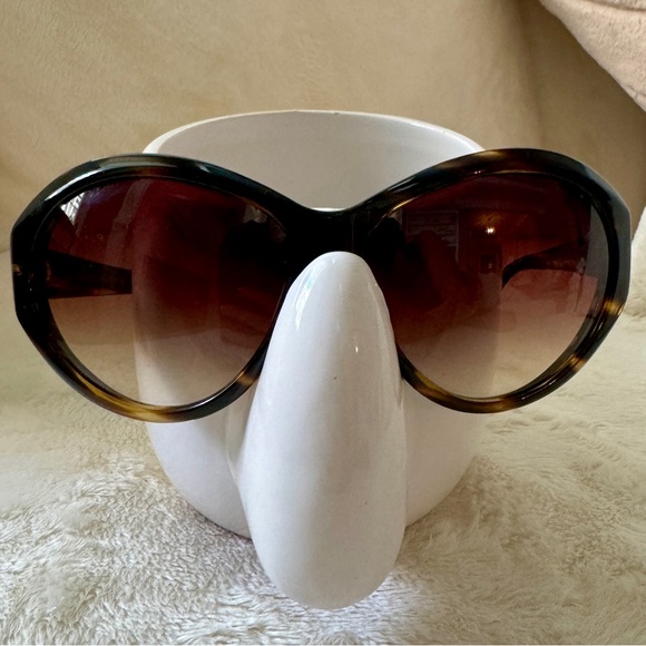 Oliver Peoples Oversized Tortoise Shell Sunglasses Handmade in Japan Luxury - Picture 9 of 10